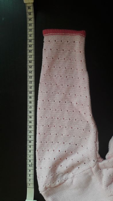 Pulover roz fete, 2-3 ani, NOU