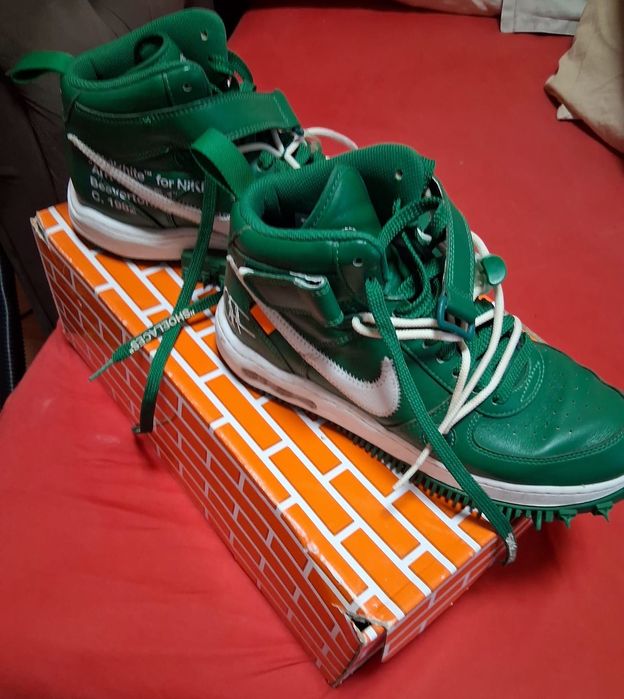 Nike Air force 1 mod x Off-white Pine Green white DR0500-300