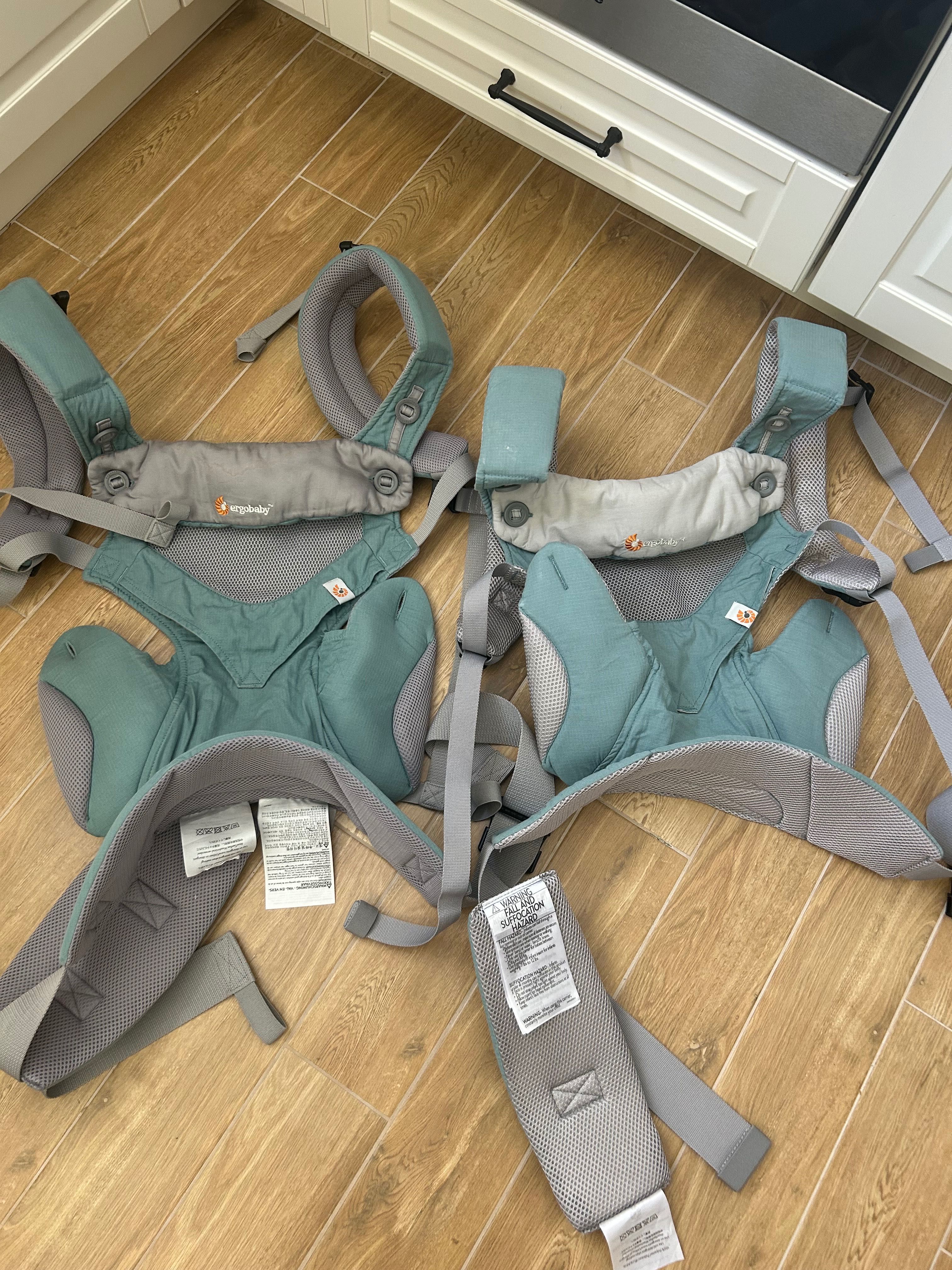 Две ергономични раници Ergobaby Omni 360 cool air mesh breeze