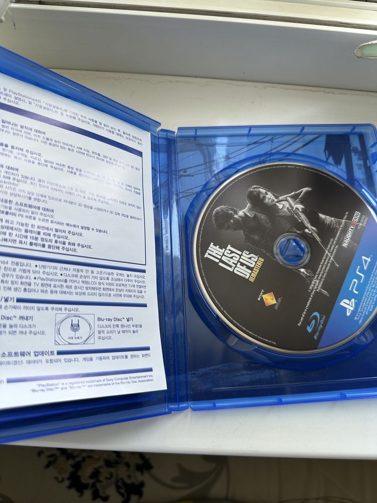 The Last of us 1 Remastered, Ps4, disk, диск пс4