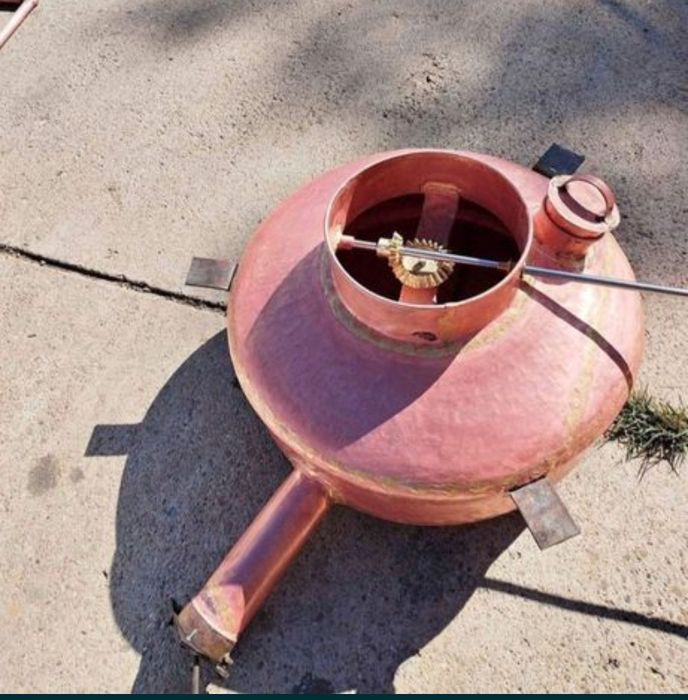 Cazan de tuica 240 litri nou  cu fundul 3.5mm