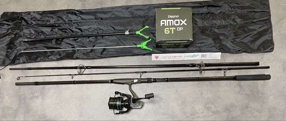 Въдица и макара за шаранджийски риболов