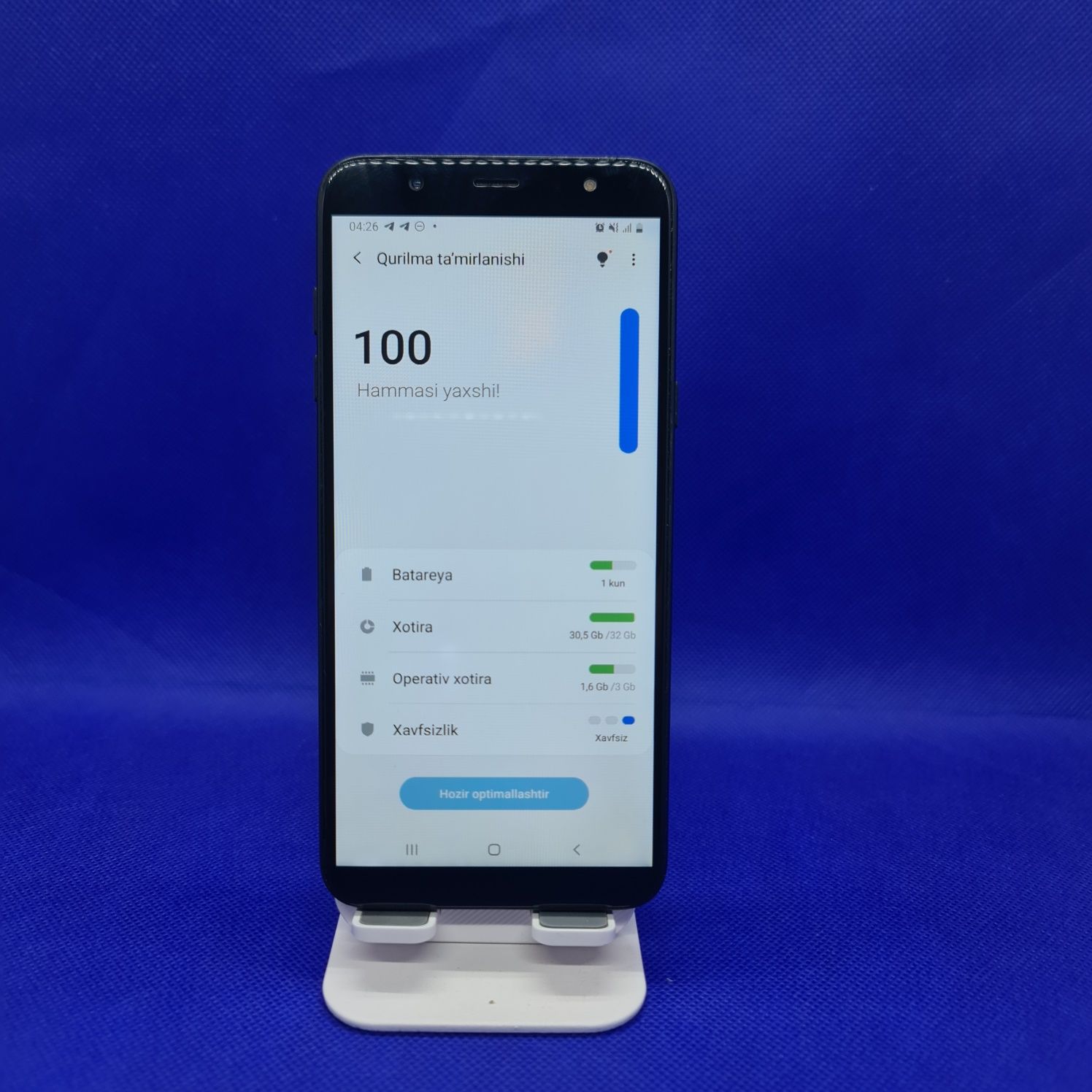 Samsung Galaxy A6+ tinniq