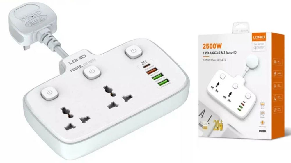 Сетевой фильтр LDNIO SEW3452 удлинитель