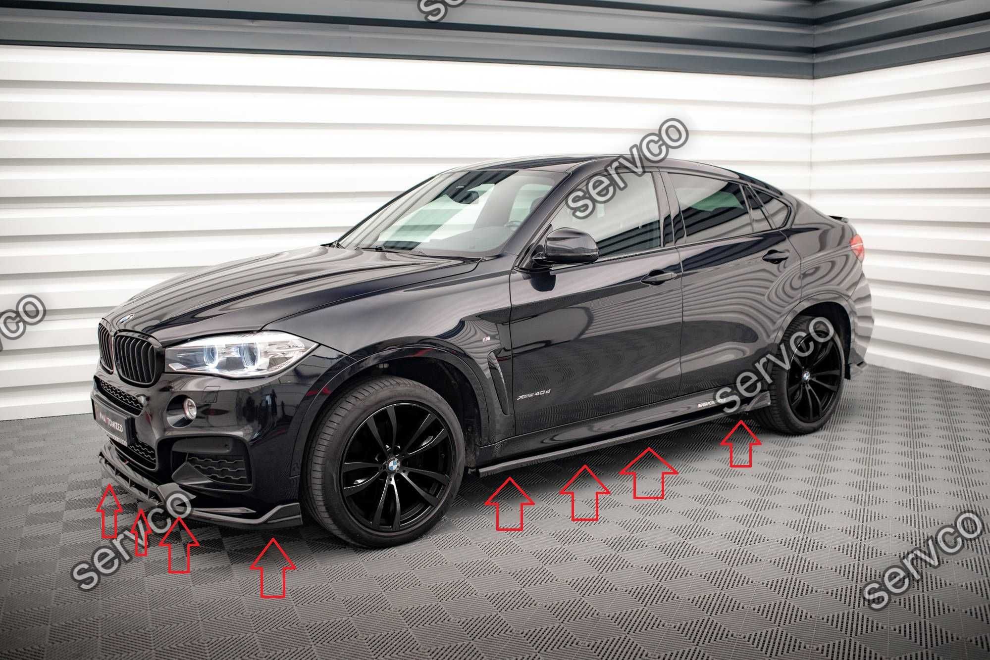 Bodykit Bmw X6 F16 M-Pachet 2014-2019 v3 Maxton Design