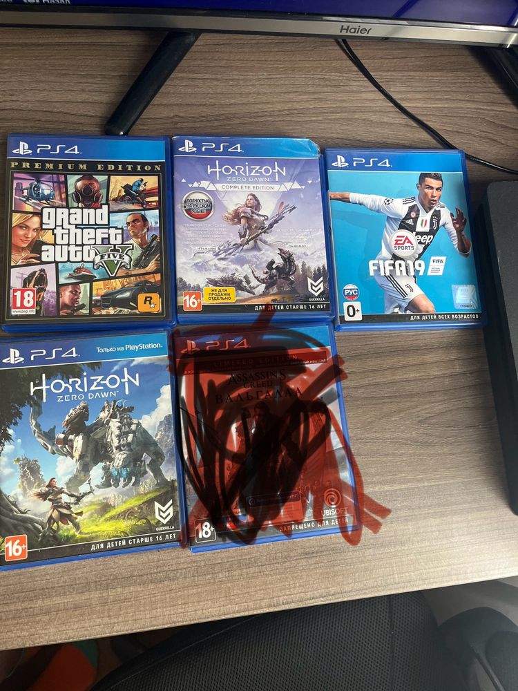 Продам диски для PS4 — отличное состояние