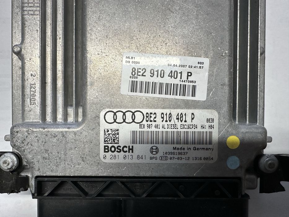 8E2 910 401 P , Компютър/ECU за Ауди А4 В7 2.7tdi