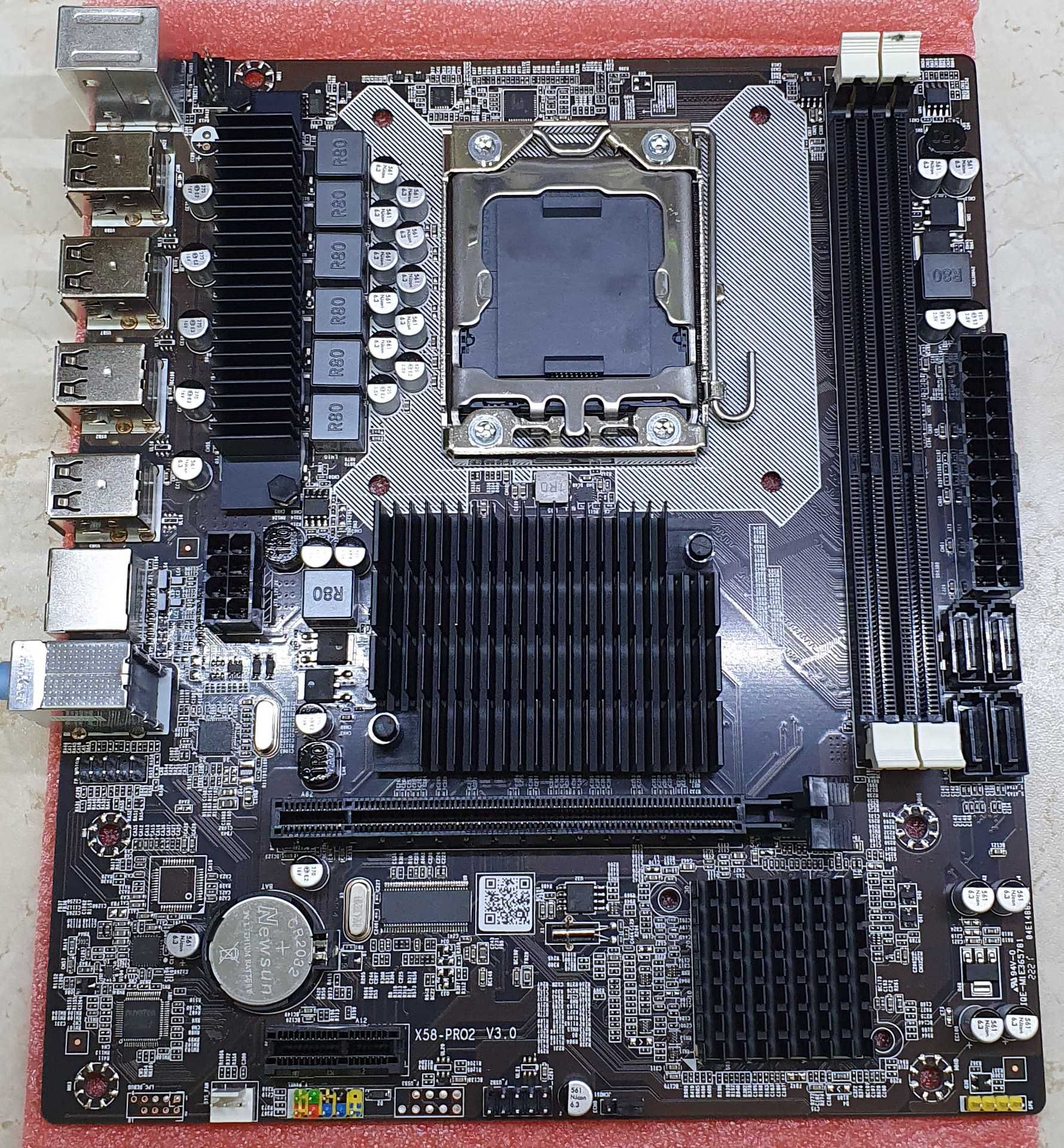 X58 LITE комплект! CPU Intel X5672 4 ядра, 8 пот 3.2GHz + 4Gb DDR3