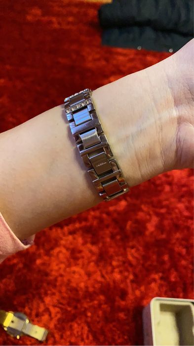 Ceas Fossil argintiu