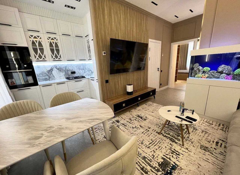 Айбек 3-комнат 98-кв.м ЛЮКС квартира! Ор-р Ул,Нукус - 94-Школа