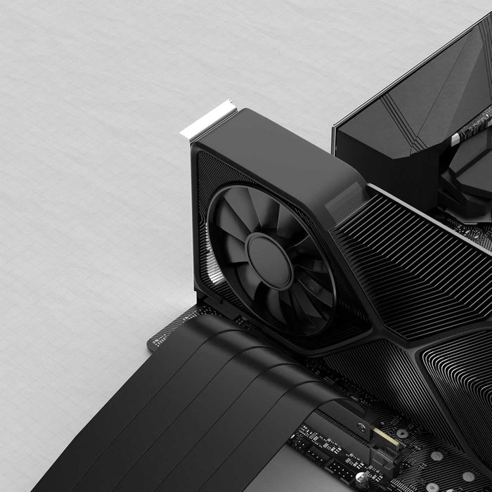 Cablu 20cm PCIe 3.0 X16 GPU Riser placa video,unghi 90 grade RX RTX