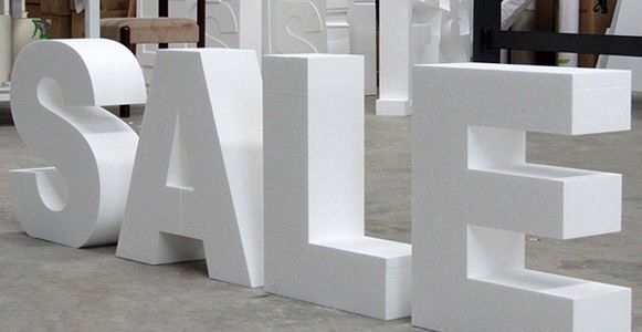 Litere volumetrice , polistiren , reclame , publicitate , decor ,