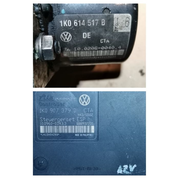 Modul pompa unitate ABS vw touran 2.0 tdi AZV 1K0614517B 1K0907379D