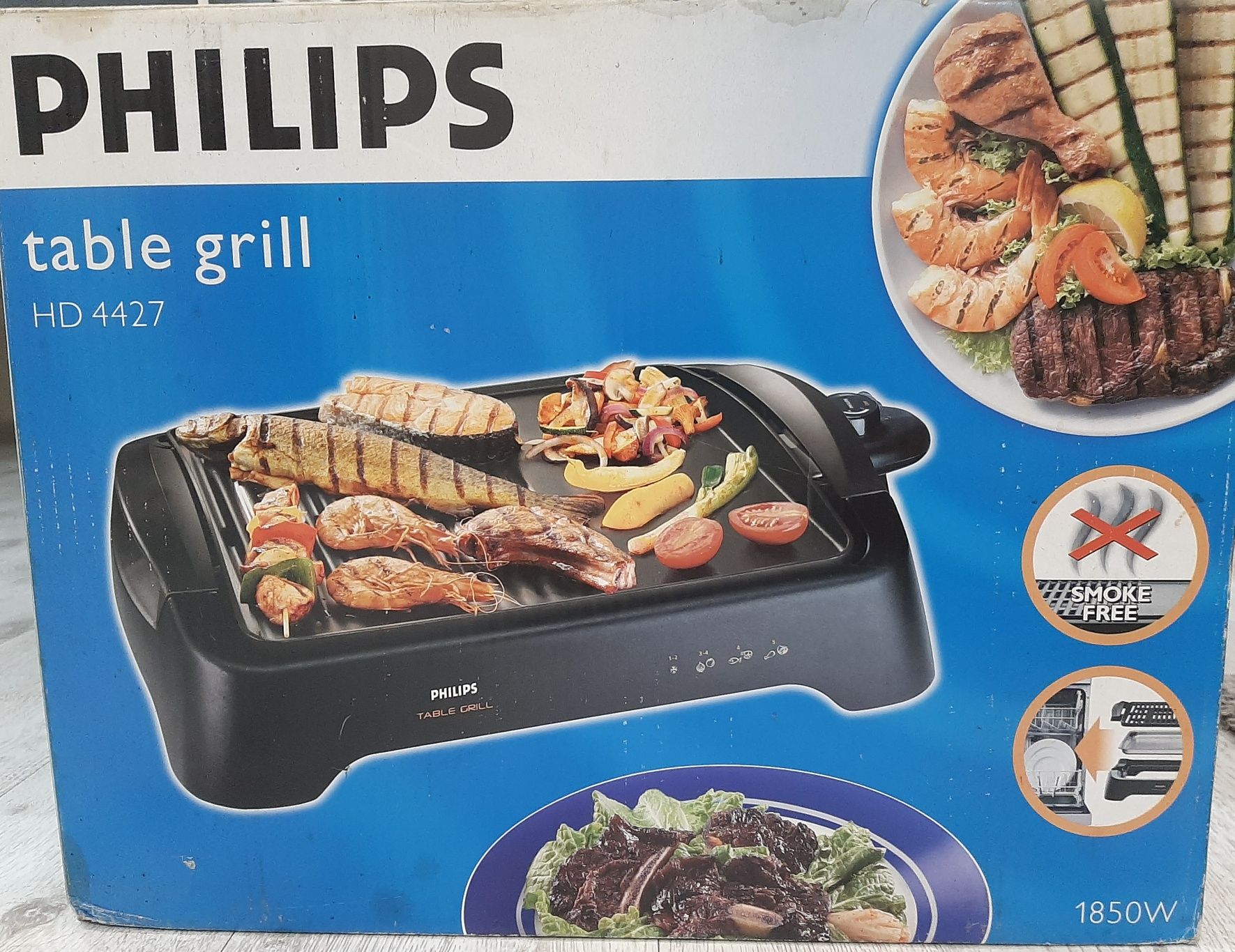Гриль электрический PHILIPS table grill