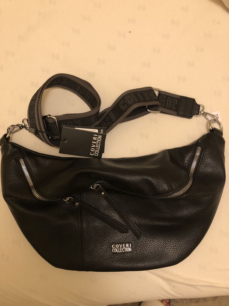 Модерна черна дамска чанта
