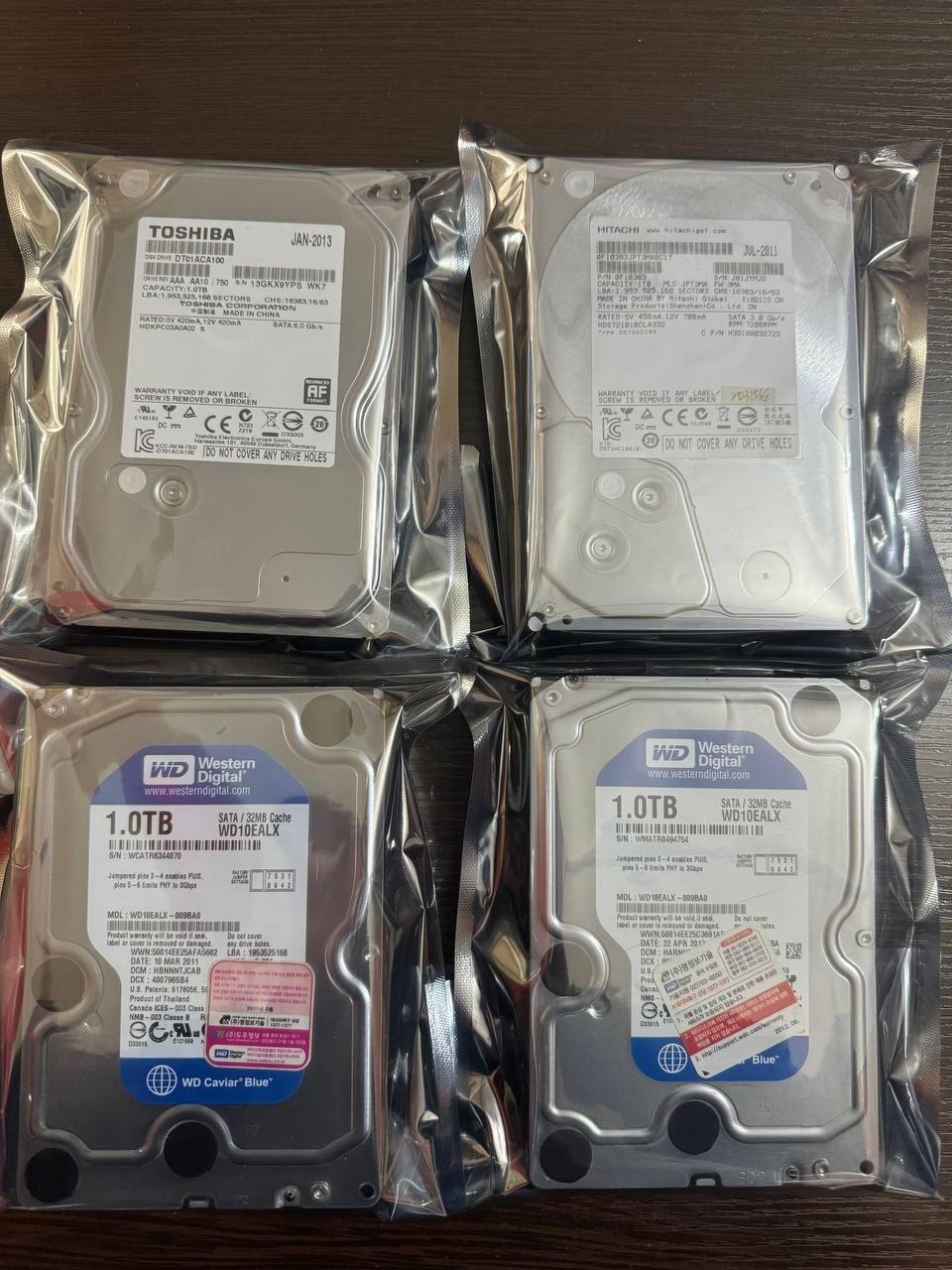 HDD ЖЕСТКИЙ ДИСК TOSHIBA SEAGATE WD  10tB 1tB 2tB 3tB 4tb количестве е