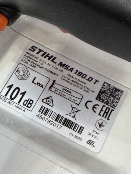 Motofierastrau sthil msa 190 t