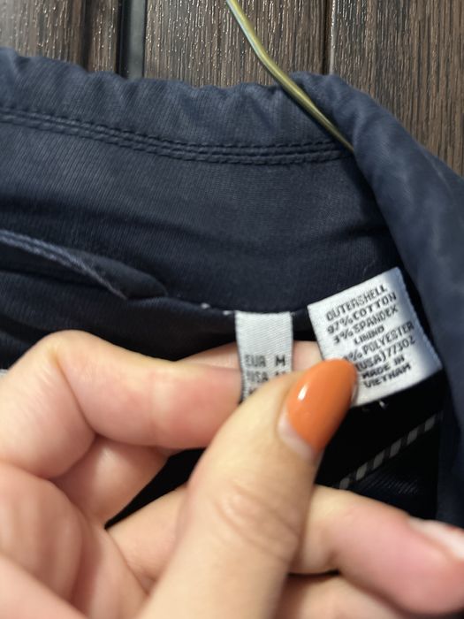 Втален памучен тренчкот ЗАРА дълъг, размер M