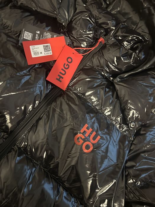 Geaca Hugo barbati groasa de iarna imprimeu fata spate