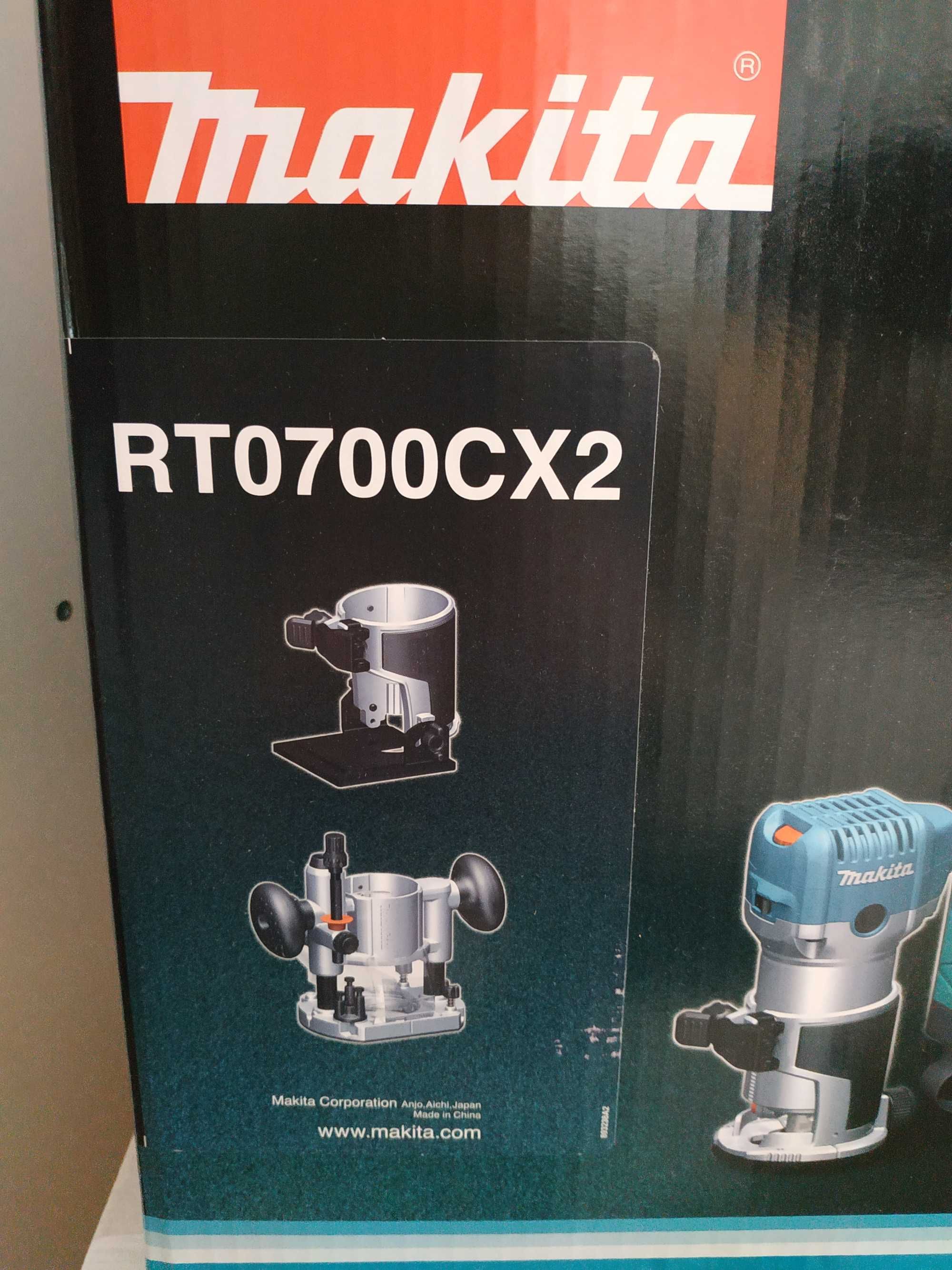 Freza Electrica Multifuncțională Makita RT0700CX2, 710 W, 3 variante