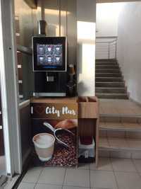 Кофе аппарат самообслуживания, действующий, с местом