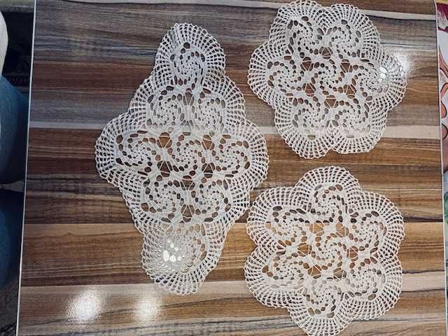 Дантелени плетива на една кука - карета, възглавнички