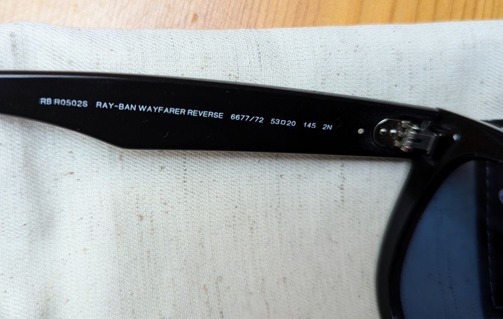 Ochelari Ray-Ban Wayfarer Reverse Lenny Kravitz