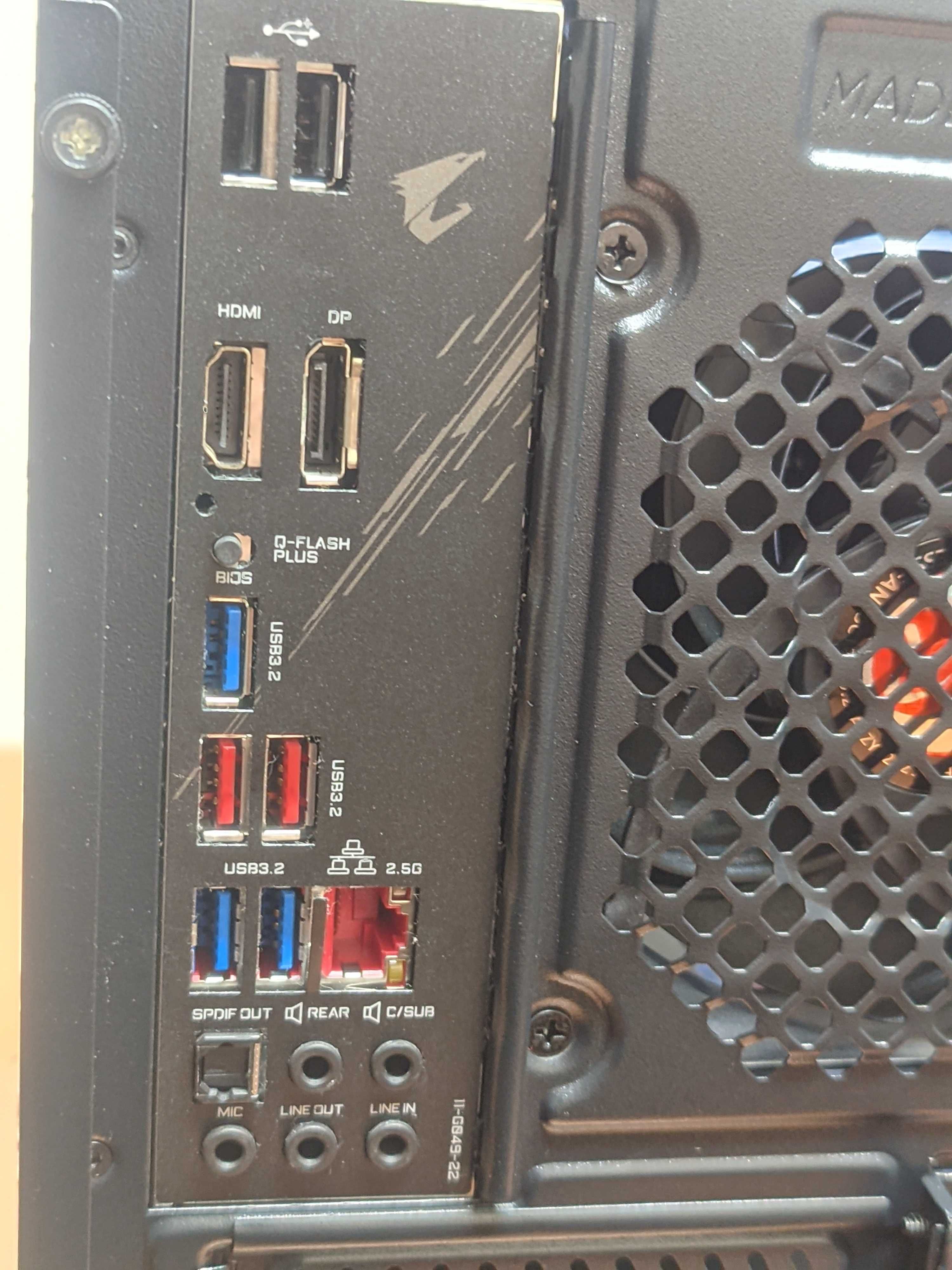 Геймърски компютър Ryzen 5600X B550 Radeon RX7600 32GB m.2 1TB PCI 4.0