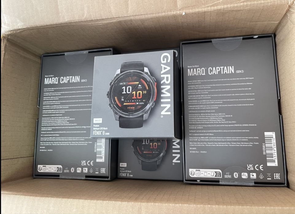 Garmin fenix 8 43,47,51 fenix 8 pro , Marq capitan, comander, golfer,