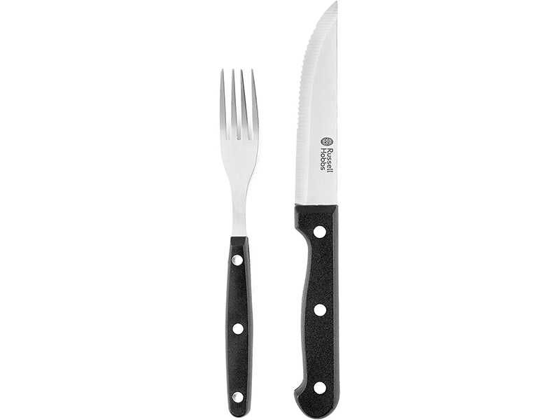 НОВИ! Комплект прибори за барбекю 12 части Russell Hobbs Steak