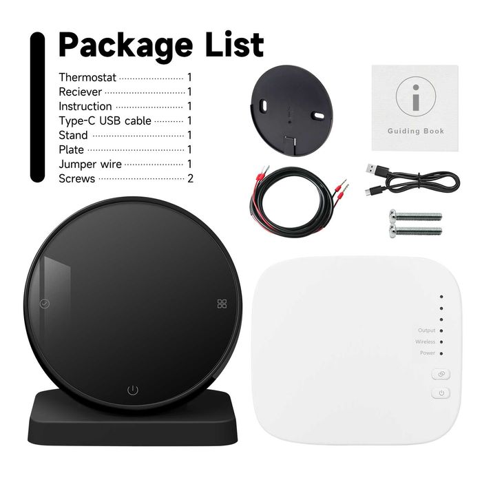 Wifi Стаен термостат за отопление подово газов бойлер помпа