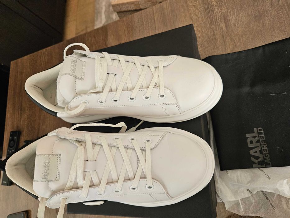 Pantofi casual Karl Legerfeld purtat 15 minute. Aspect 10/10.