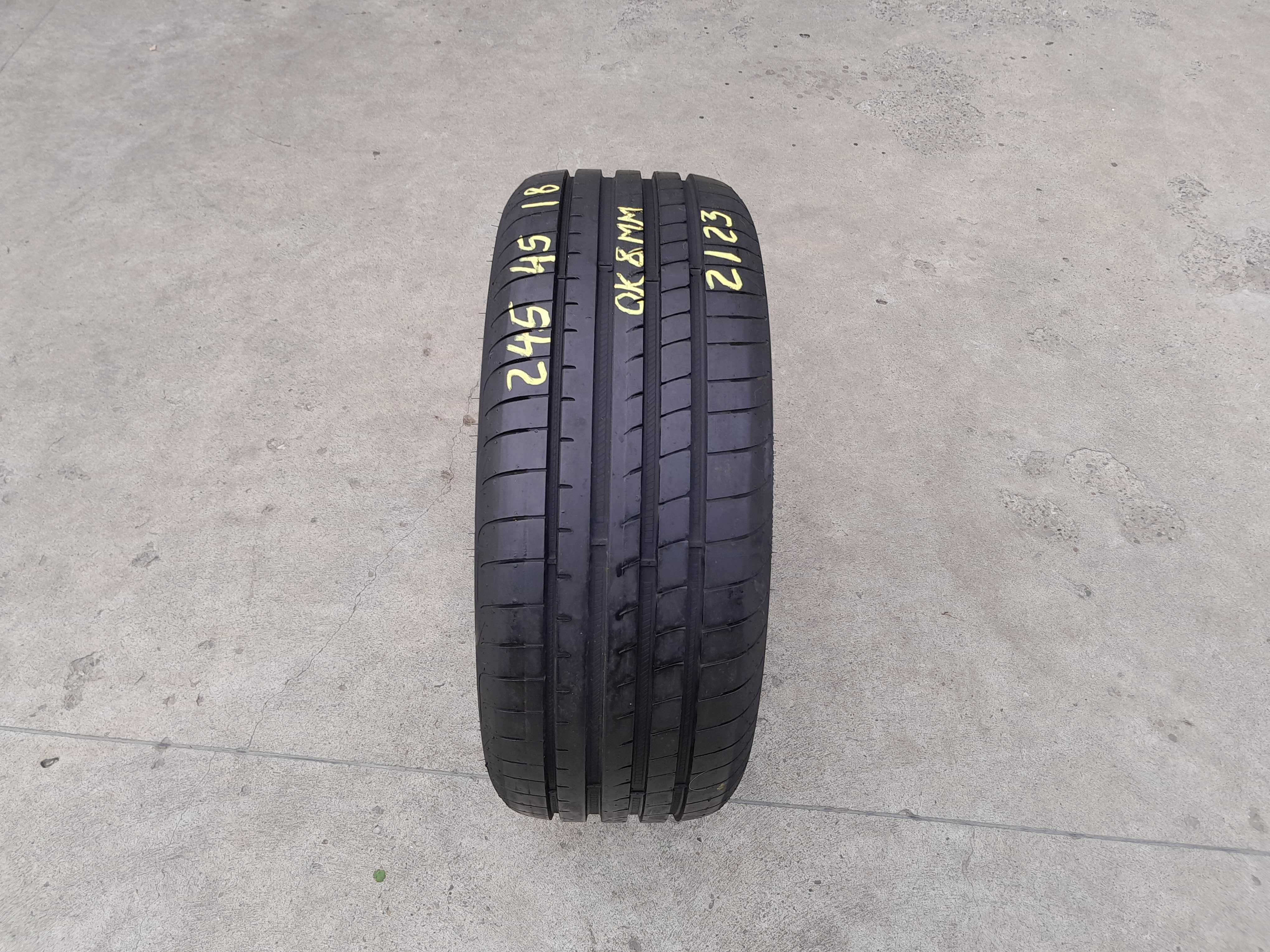 O anvelopa vara 245 45 18 goodyear F1 asymmetric 3 profil 8 mm 2123