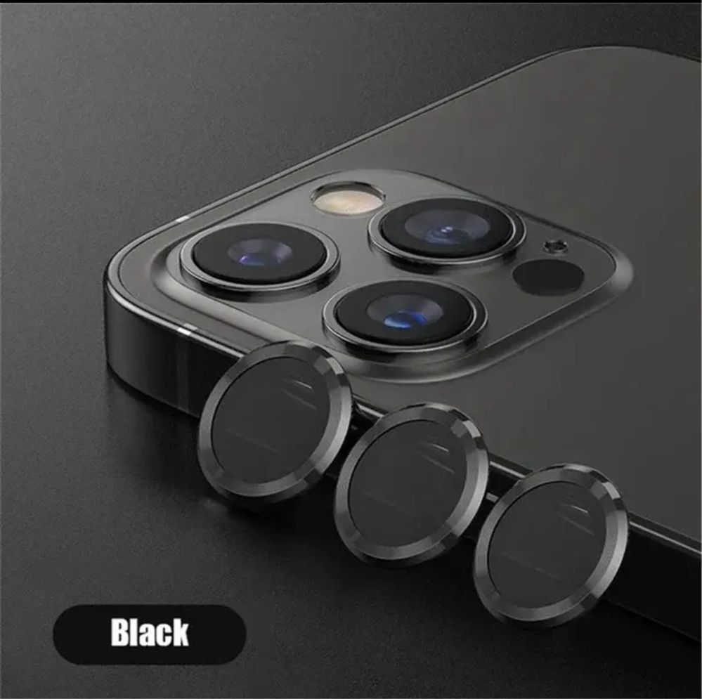 Sticla protectie camera lentile iPhone 14 - 15 Pro Max 4 culori