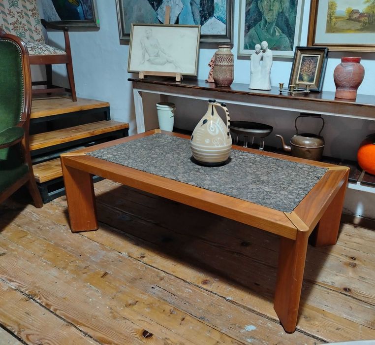 Masuta veche din lemn stil Mid-Century, Germania /Masa de cafea