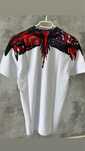 Tricou Marcelo Burlon Balenciaga off white amiri