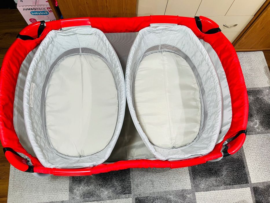 Сгъваема кошара за близнаци Туин стар Чиполино