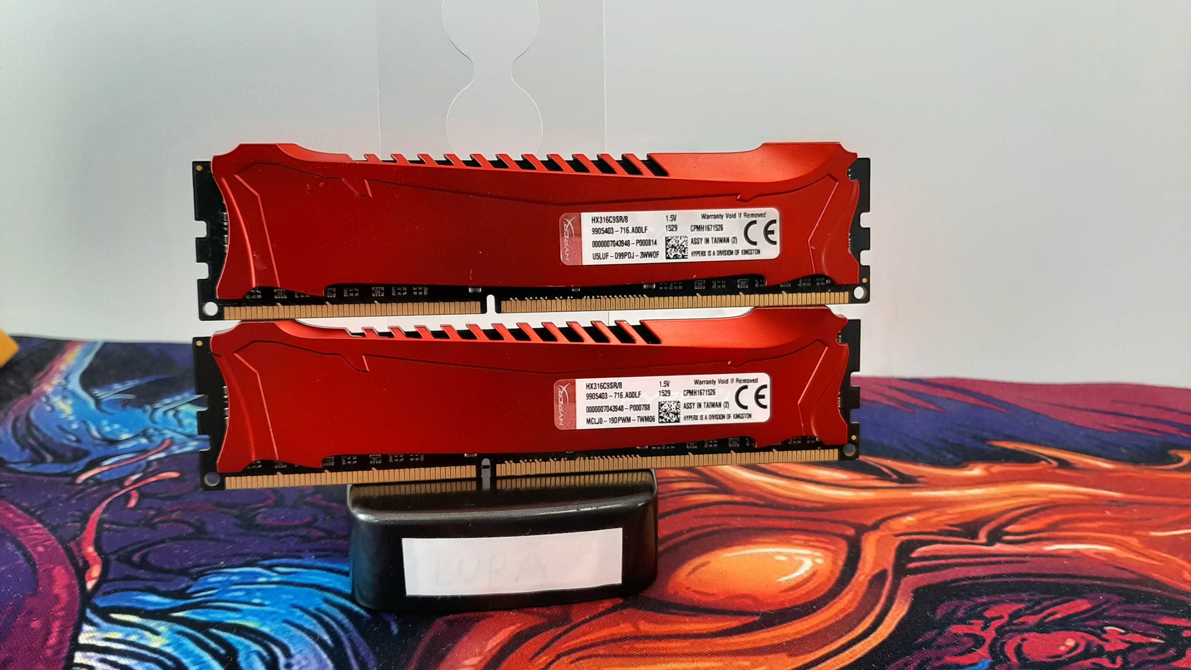Kit memorii RAM PC 16Gb DDR3 1600Mhz(2x8Gb) Kingston HyperX Savage