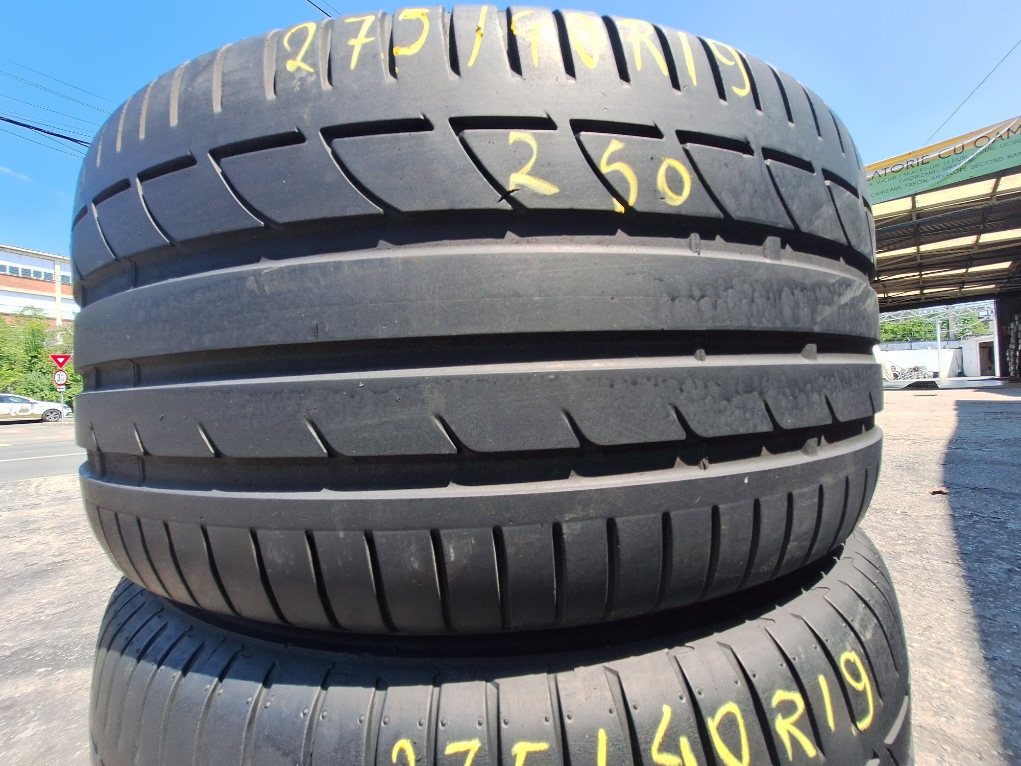 2 anvelope vara 275/40r19 Bridgestone rft runflat 2019 Montaj Gratuit
