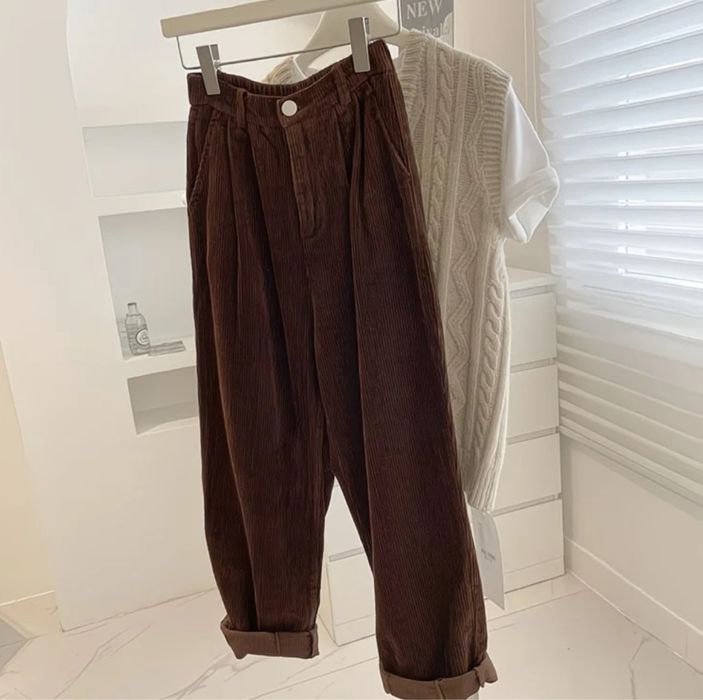 Вельветовые брюки размер М