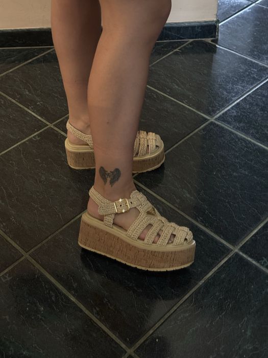 Плетени сандали Pr*da