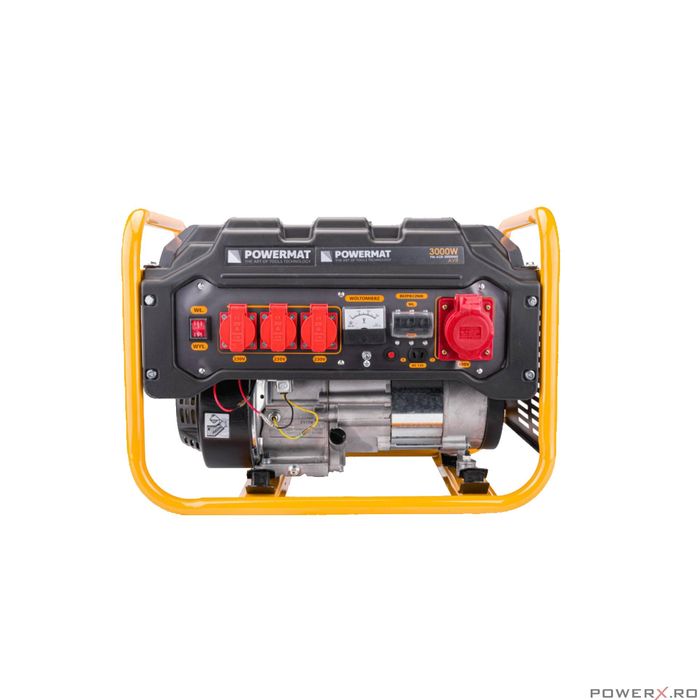 Generator de curent pe benzina 3 kw, 2 in 1, monofazic si trifazic,
