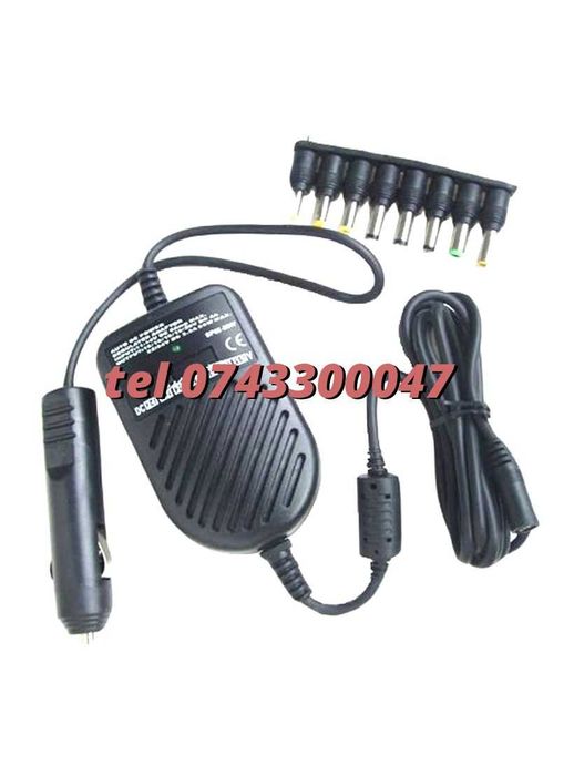 Incarcator Universal Pentru Laptop Pentru Auto Alimentare La 12v