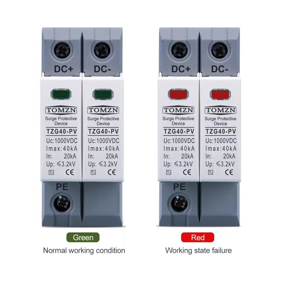 Постоянно токов катоден отводител DC SPD 1000V / 600V 20-40KA