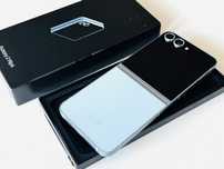 НОВ! Samsung Z Flip 6 512GB Blue Titanium Гаранция 1 година