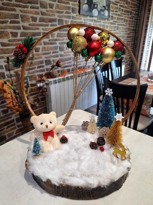 Ръчно изработена коледна декорация