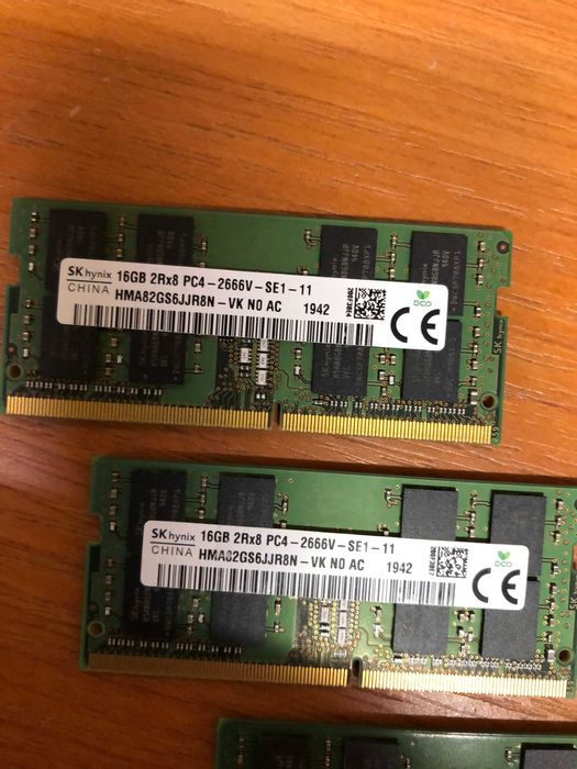 Memorii laptop Sodimm DDR4 16 gb PC4 2666, MT, Samsung, Hynix