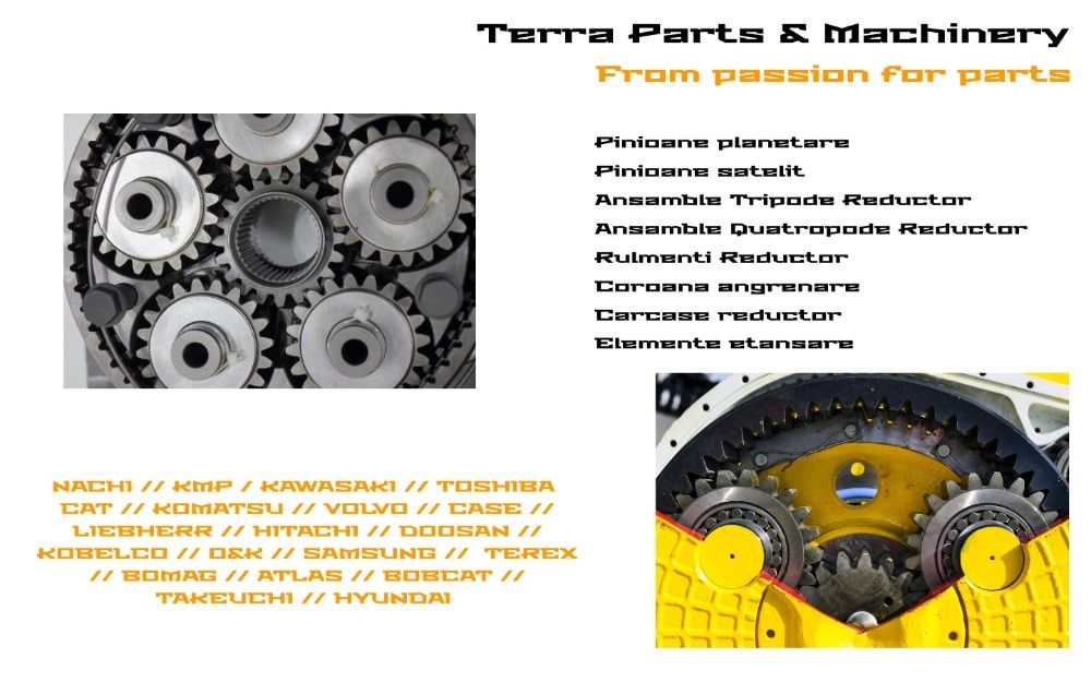 Hidromotor si reductor de mars utilaje JCB