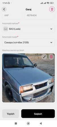 Lada vaz 2109 srochni sotiladi