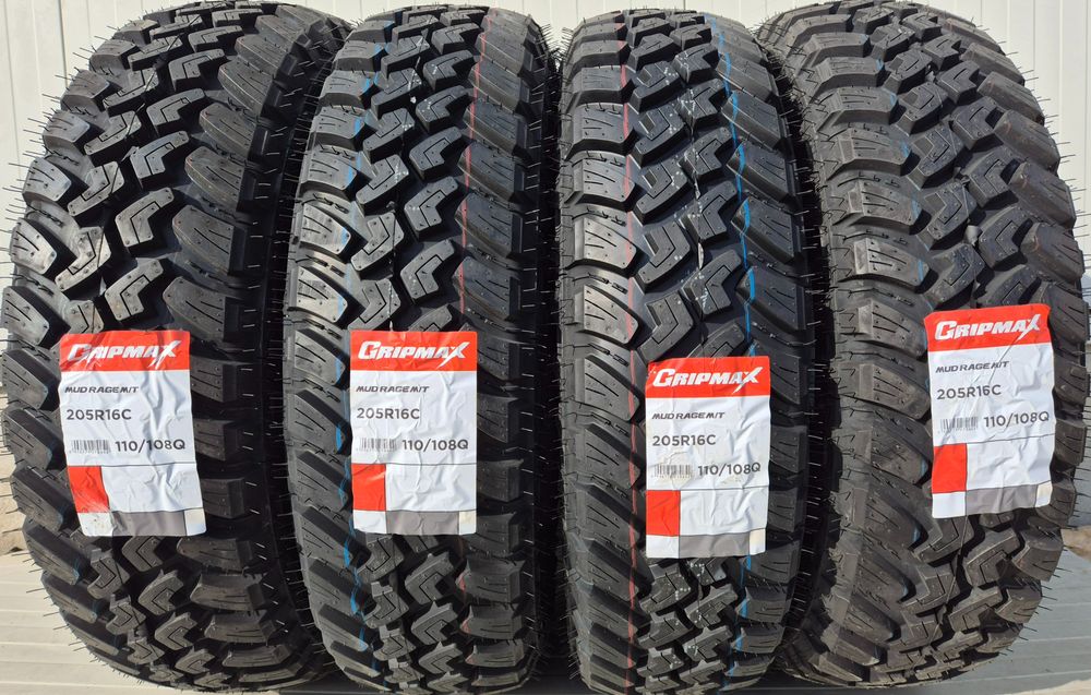 205 R16C (205/80 R16), 110Q,GRIPMAX MudRage, Anvelope Mud Terrain M+S